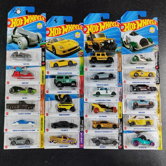 Hot Wheels 2025 Set of 23 Cars (95 MA Case ) ( Made in Aug 2025)-Vehicles-Hot Wheels-Toycra