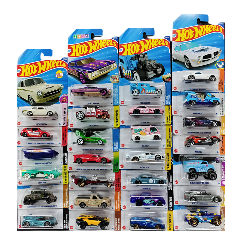 Hot Wheels 2025 Set of 27 Cars M Case)