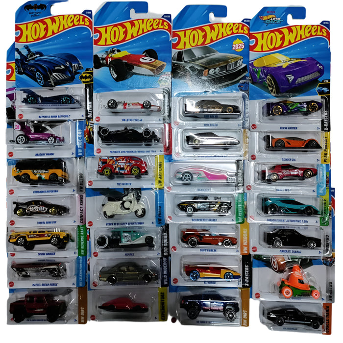 Hot Wheels 2025 Set of 28 Cars ( JC )-Vehicles-Hot Wheels-Toycra