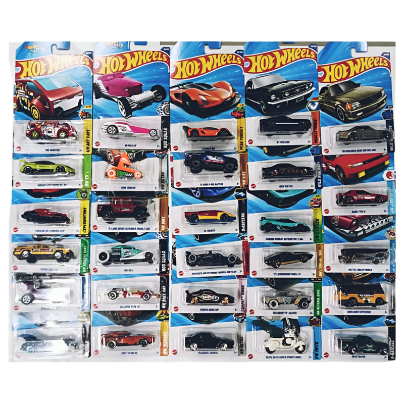 Hot Wheels 2025 Set of 29 Cars (JD)