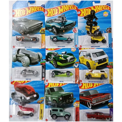 Hot Wheels 2025 Set of 9 Cars (A Case )-Vehicles-Hot Wheels-Toycra