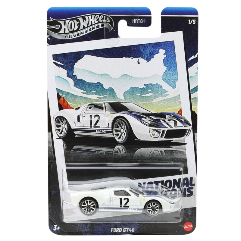 Hot Wheels 2025 Silver Series National Icons Set of 4