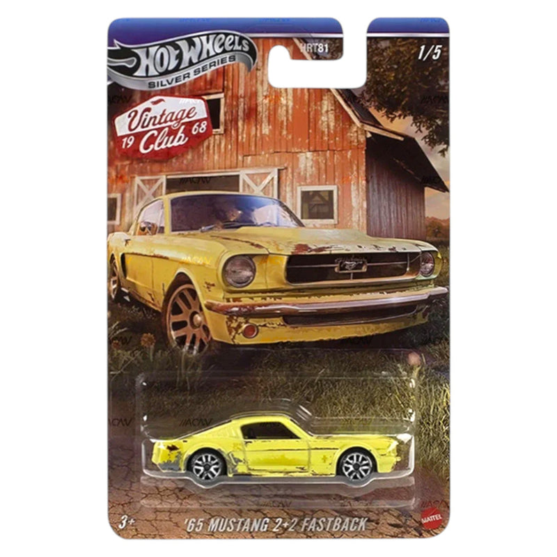 Hot Wheels 2025 Silver Series Vintage Club 1968 Series Set of 5