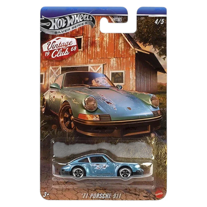 Hot Wheels 2025 Silver Series Vintage Club 1968 Series Set of 5-Vehicles-Hot Wheels-Toycra