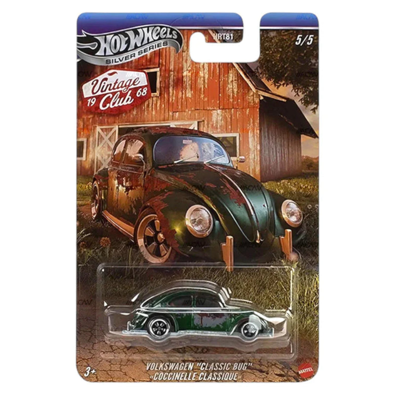 Hot Wheels 2025 Silver Series Vintage Club 1968 Series Set of 5