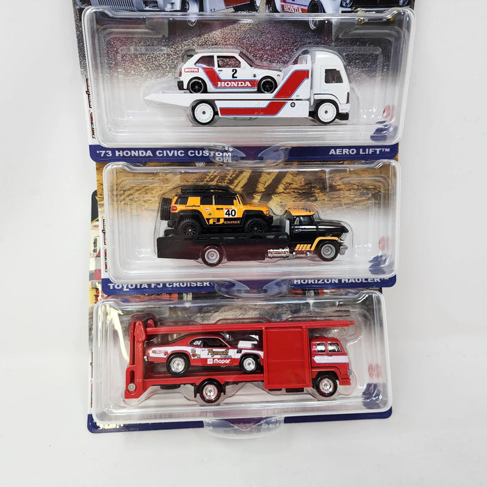 Hot Wheels 2025 Team Transport Car Culture Series -Set of 3-Vehicles-Hot Wheels-Toycra