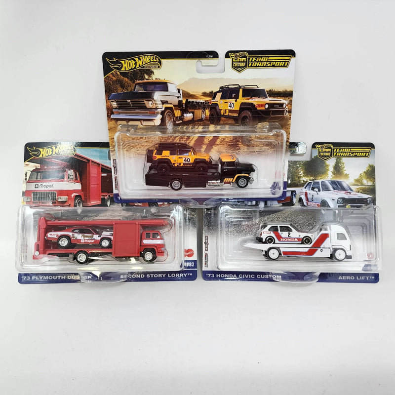 Hot Wheels 2025 Team Transport Car Culture Series -Set of 3