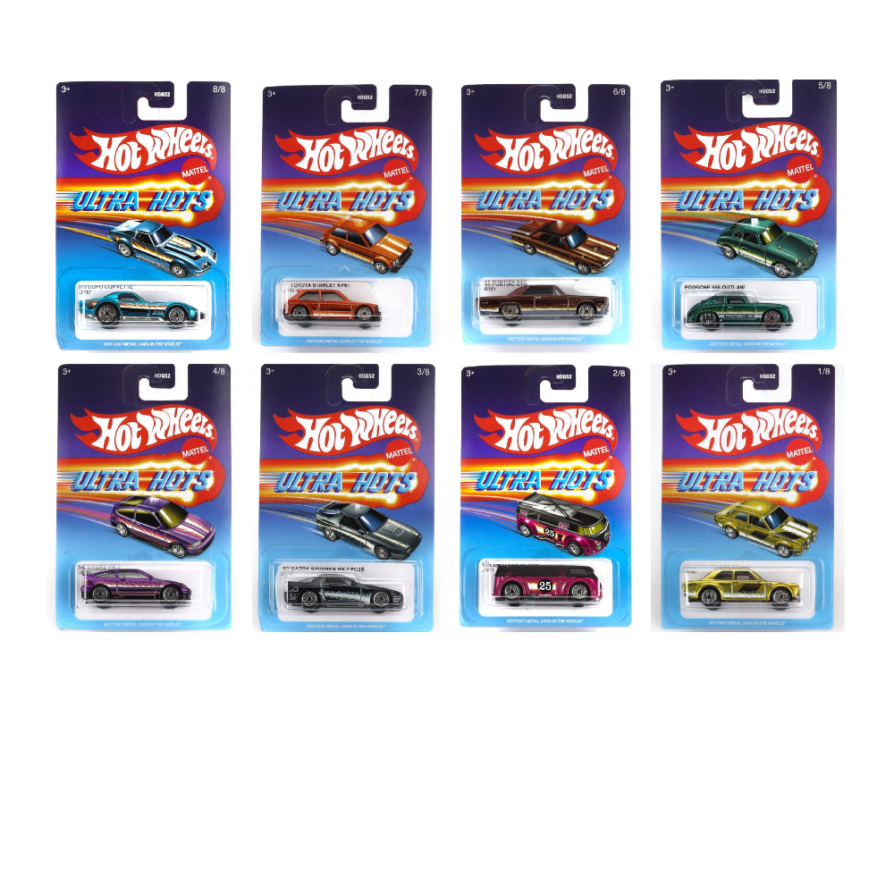 ミニカー Hot Wheels ULTRA HOTS 8-PACK Hot Wheels 2025 Ultra Hots Car Pack of 8 | Buy Online at Toycra