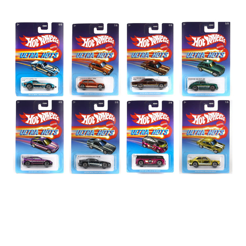 Hot Wheels 2025 Ultra Hots Car Pack of 8
