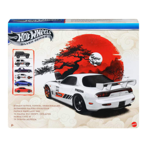 Hot Wheels 2026 1:64 Scale Die-Cast Toy Cars, Japanese Vehicles (Set of 6)+ Barbie Signature Diwali Doll Combo