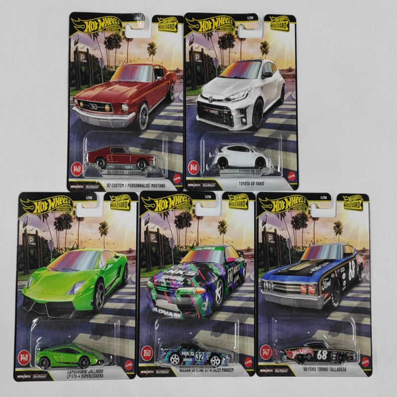 Hot Wheels 2026 Boulevard Set of 5 + Barbie Signature Doll By Anita Dongre Combo