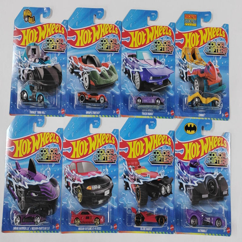 Hot Wheels 2026 Color Shifter Set of 8