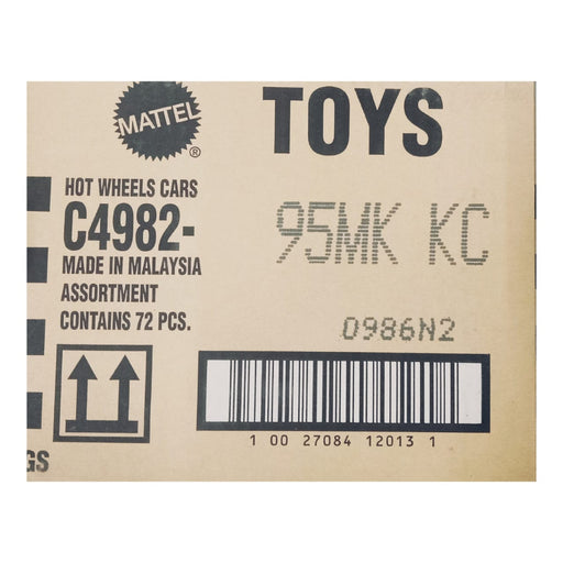 Hot Wheels 2026 Factory-Sealed K Case 72 Die-Cast Cars (Brand New Box)