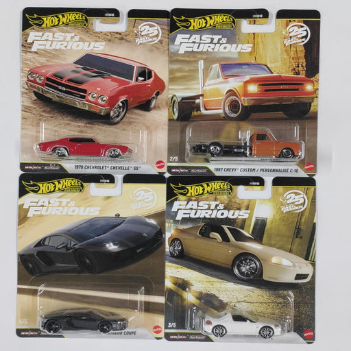 Hot Wheels 2026 Fast and Furious - Set of 4 + Barbie Signature Doll By Anita Dongre Combo-Vehicles-Hot Wheels-Toycra