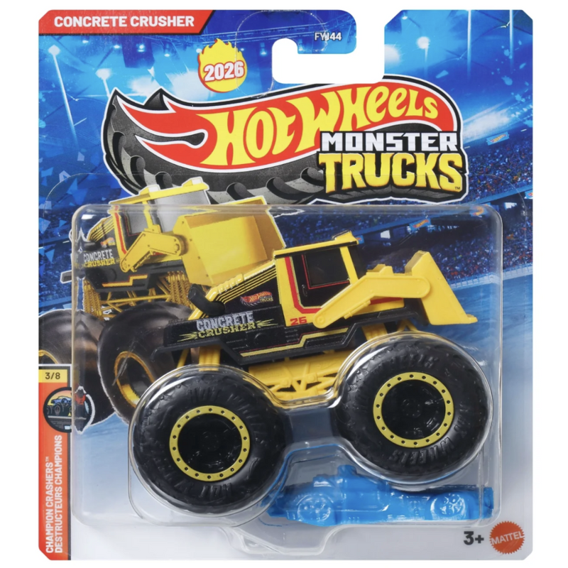 Hot Wheels 2026 Monster Trucks 1:64 Scale Vehicle
