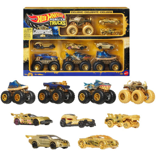 Hot Wheels 2026 Monster Trucks Trophy Champions-Box Set