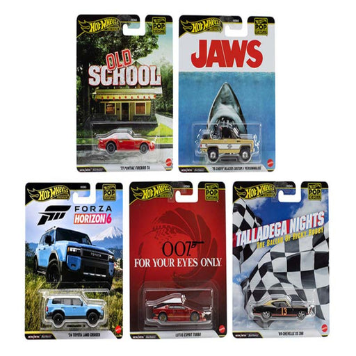 Hot Wheels 2026 Pop Culture Set of 5 +Silver Series Batman Collection Pack of 10 Cars