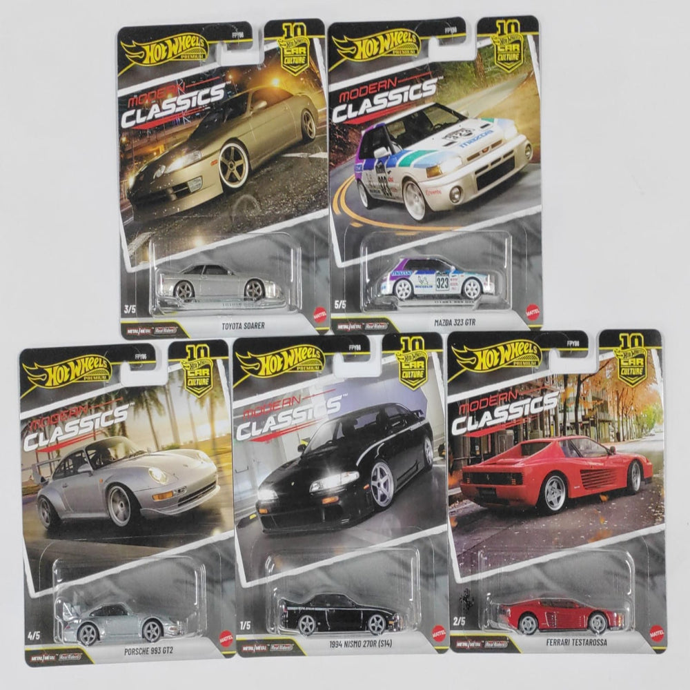 ホットウィール　Modern Classics セット　フェラーリ　テスタロッサ Hot Wheels 2026 Premium Car Culture Modern Classics -Set of 5 +