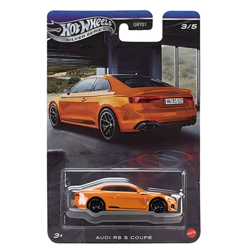 Hot Wheels 2026 Silver Series Audi Set of 5- (Set 2)+Silver Series Batman Collection Pack of 10