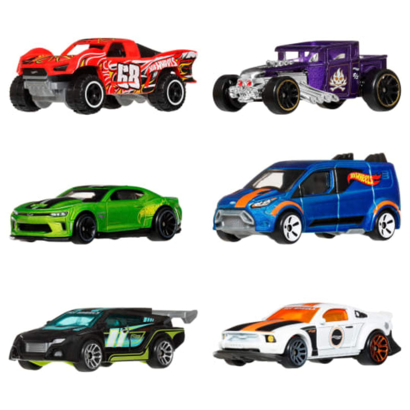 Hot Wheels 2026 Silver Series Legends Car Set Of 6 Legends Vehicles+Hot Wheels 2026 Team Transport 24 Honda Civic Type R Combo
