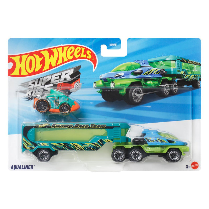 Hot Wheels 2026 Super Hauling Rig and Car
