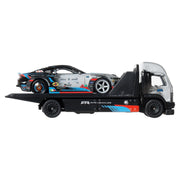 Hot Wheels 2026 Team Transport Combo Pack (24 Honda Civic Type R / Kousoku Camion De + 2024 Ford Mustang RTR Spec 5-FD Aero Lift Lift )