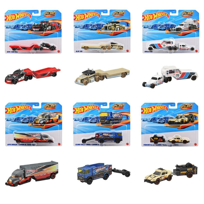 Hot Wheels 2026 Track Fleet Series Set of 6 Trucks