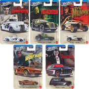 Hot Wheels 2026 Universal Monsters Silver Series -Set of 5+Batman Collection Pack of 10 Cars