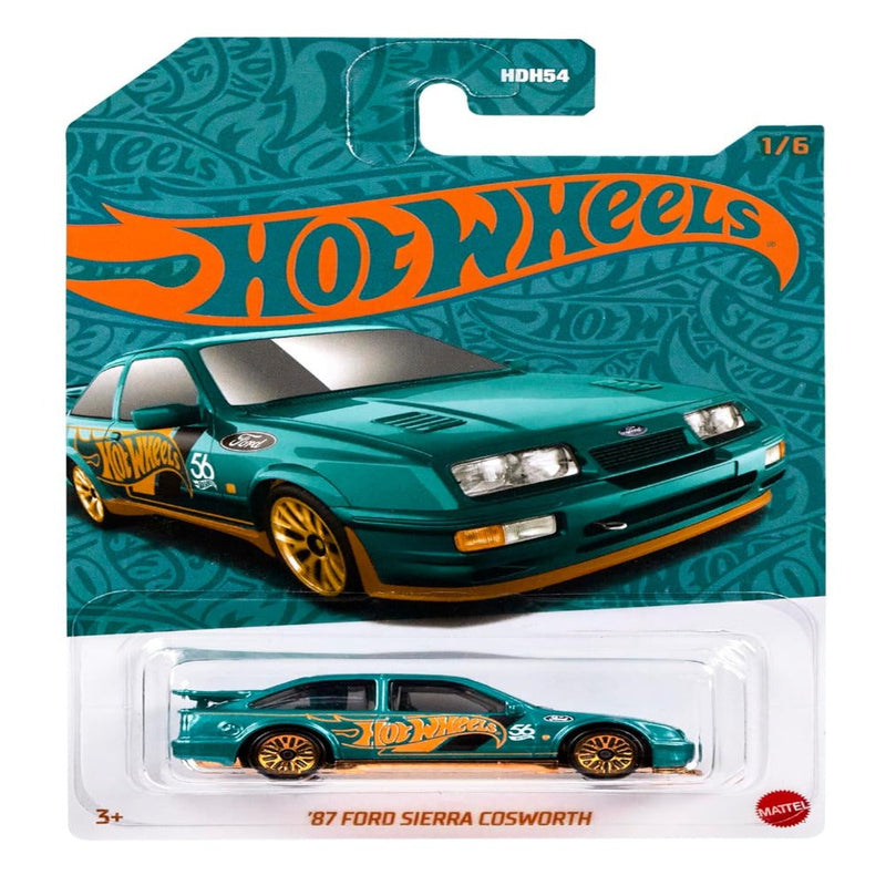Hot Wheels 56th Anniversary 1:64 Scale Die-Cast Vehicle - Pack Of 6