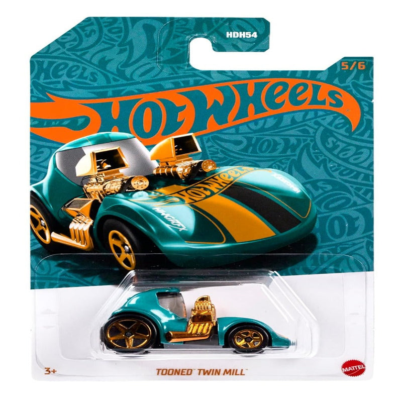Hot Wheels 56th Anniversary 1:64 Scale Die-Cast Vehicle - Pack Of 6