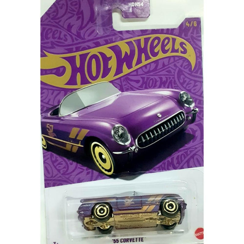 Hot Wheels 57th Anniversary 1:64 Scale Die-Cast Vehicle - Pack Of 6-Vehicles-Hot Wheels-Toycra