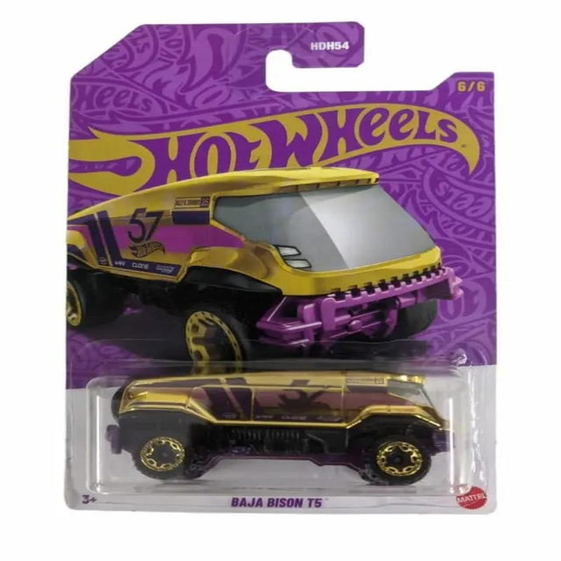 Hot Wheels 57th Anniversary 1:64 Scale Die-Cast Vehicle - Pack Of 6-Vehicles-Hot Wheels-Toycra