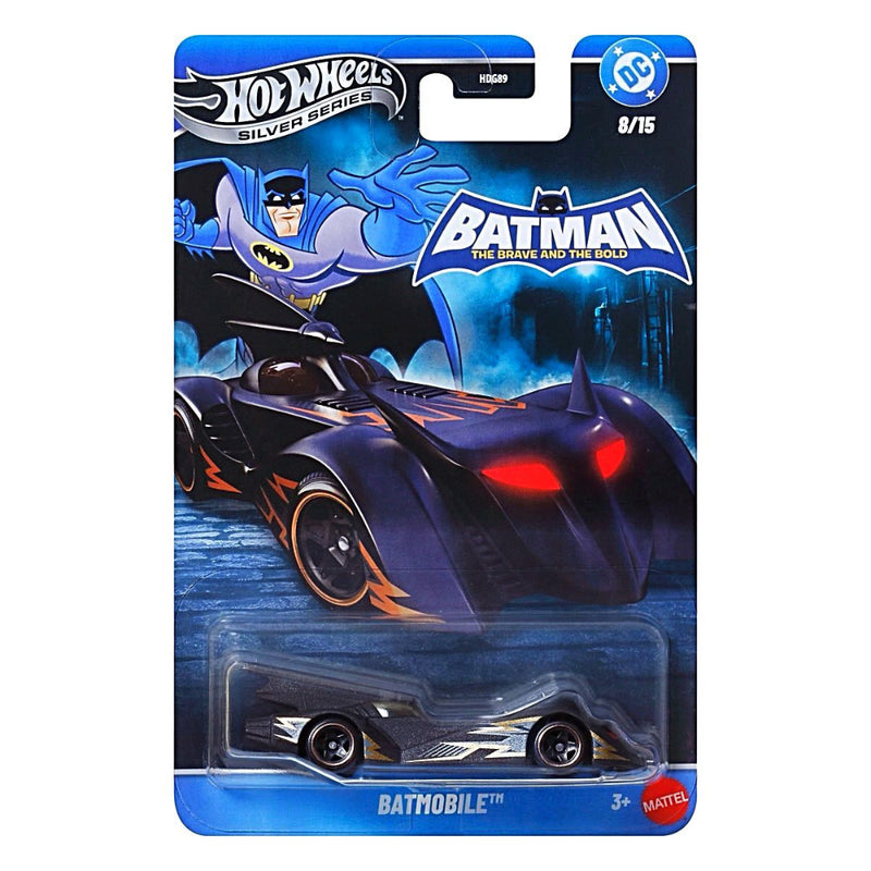 Hot Wheels Batman Silver Series Die-Cast Cars Set of 5