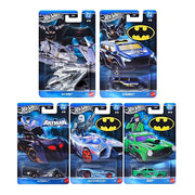 Hot Wheels Batman Silver Series Die-Cast Cars Set of 5