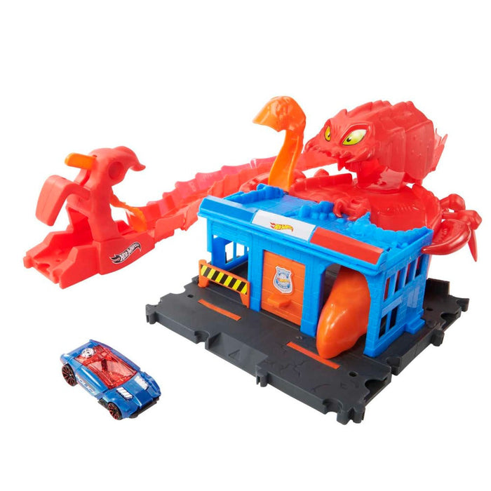 Hot Wheels City Scorpion Flex Attack-Action & Toy Figures-Hot Wheels-Toycra