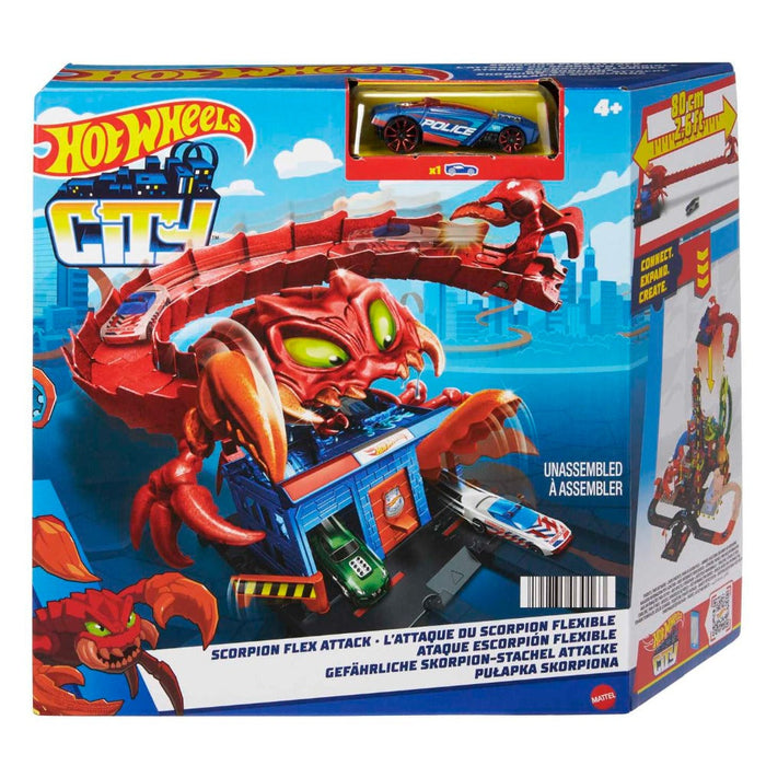 Hot Wheels City Scorpion Flex Attack-Action & Toy Figures-Hot Wheels-Toycra