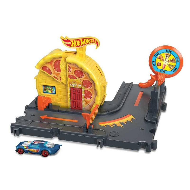 Hot Wheels City Track Set with 1 Toy Car