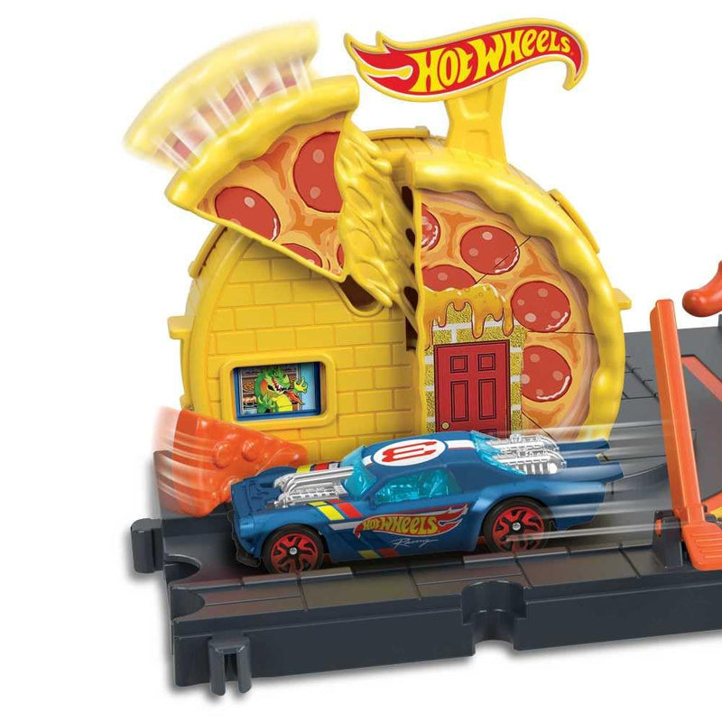 Hot Wheels City Track Set with 1 Toy Car