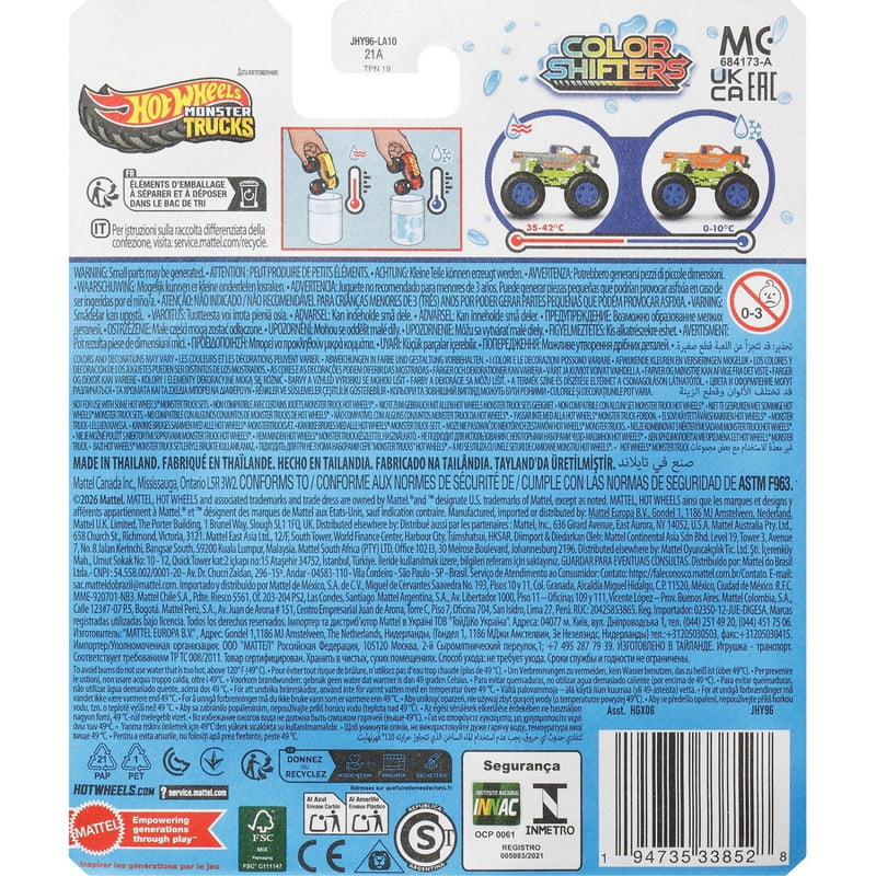 Hot Wheels Color Shifters Monster Trucks