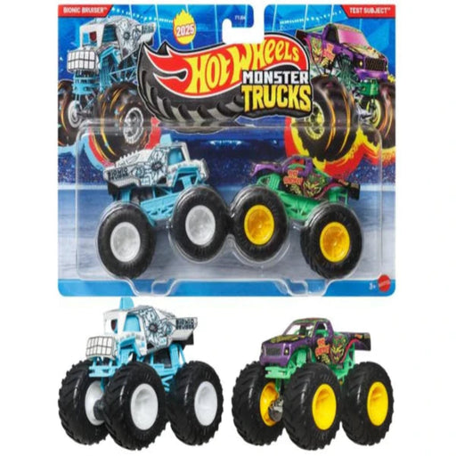 Hot Wheels Demolition Doubles 2025 Monster Trucks - Set Of 4-Vehicles-Hot Wheels-Toycra
