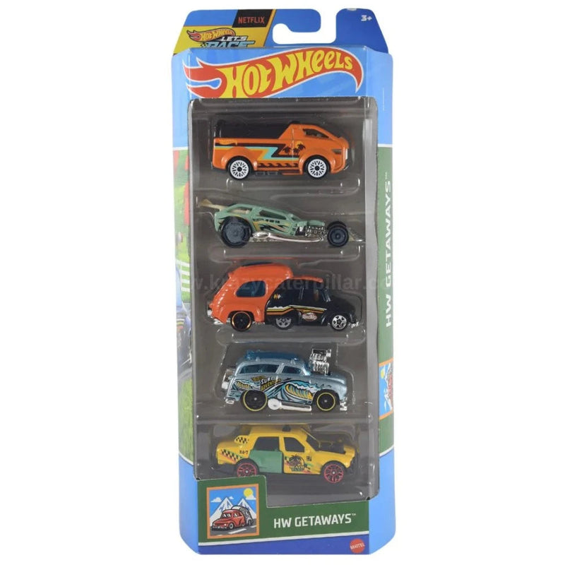 Hot Wheels Diecast Cars - Pack of 5