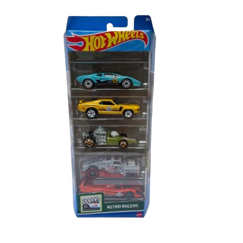 Hot Wheels Diecast Cars - Pack of 5
