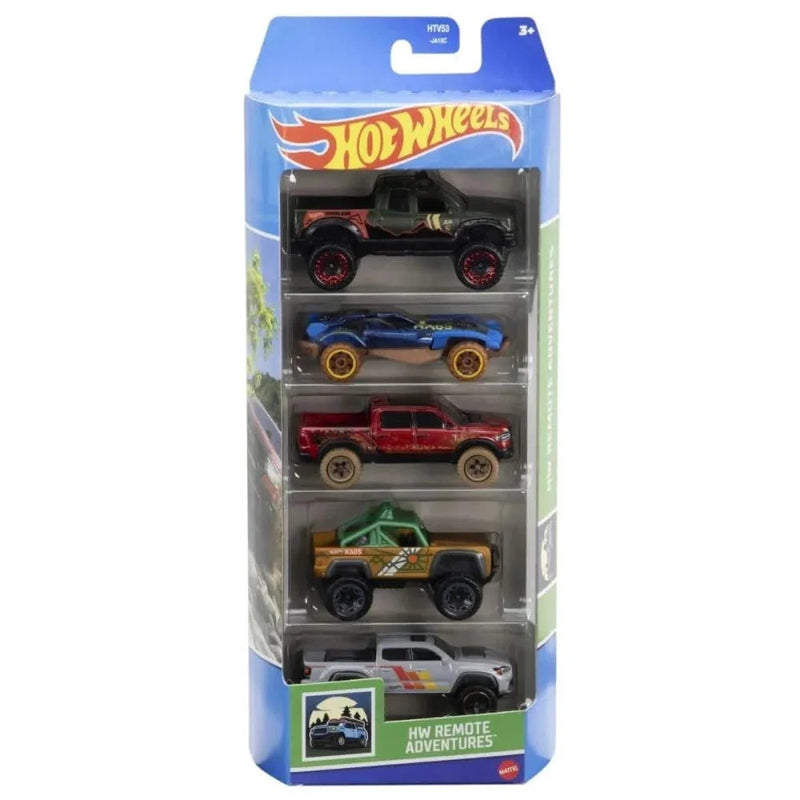 Hot Wheels Diecast Cars - Pack of 5
