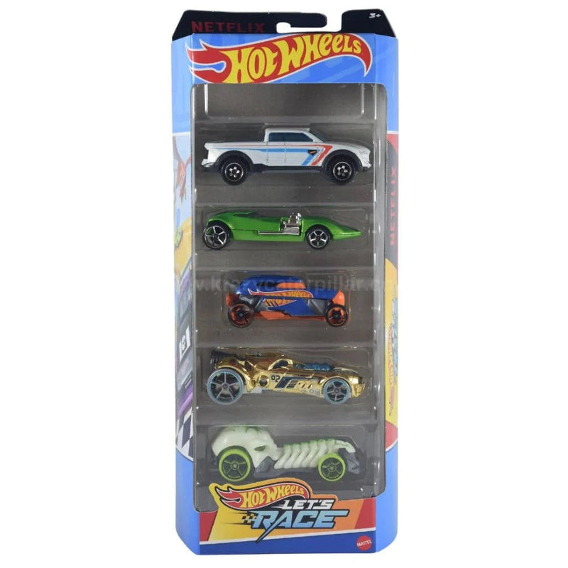 Hot Wheels Diecast Cars - Pack of 5