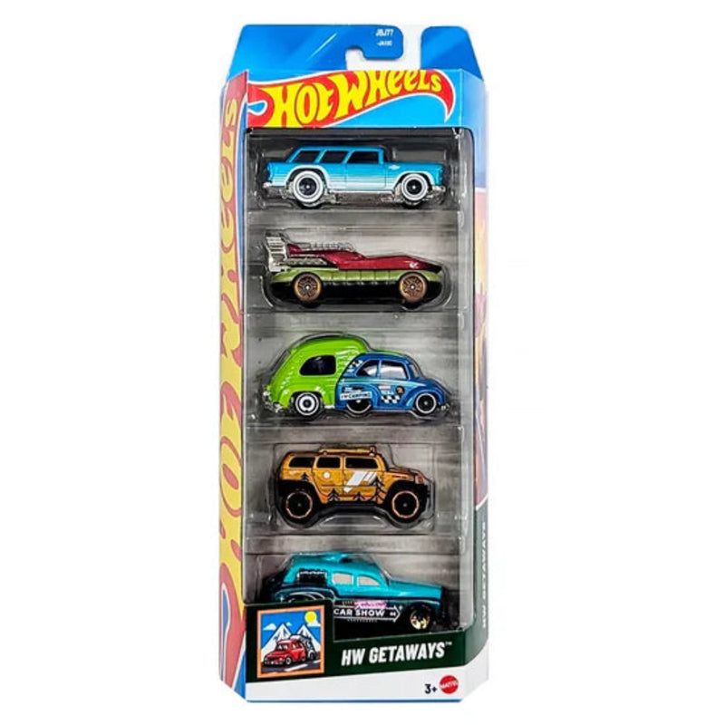 Hot Wheels Diecast Cars - Pack of 5