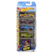 Hot Wheels Diecast Cars - Pack of 5