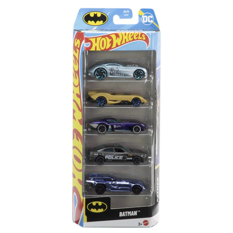 Hot Wheels Diecast Cars - Pack of 5