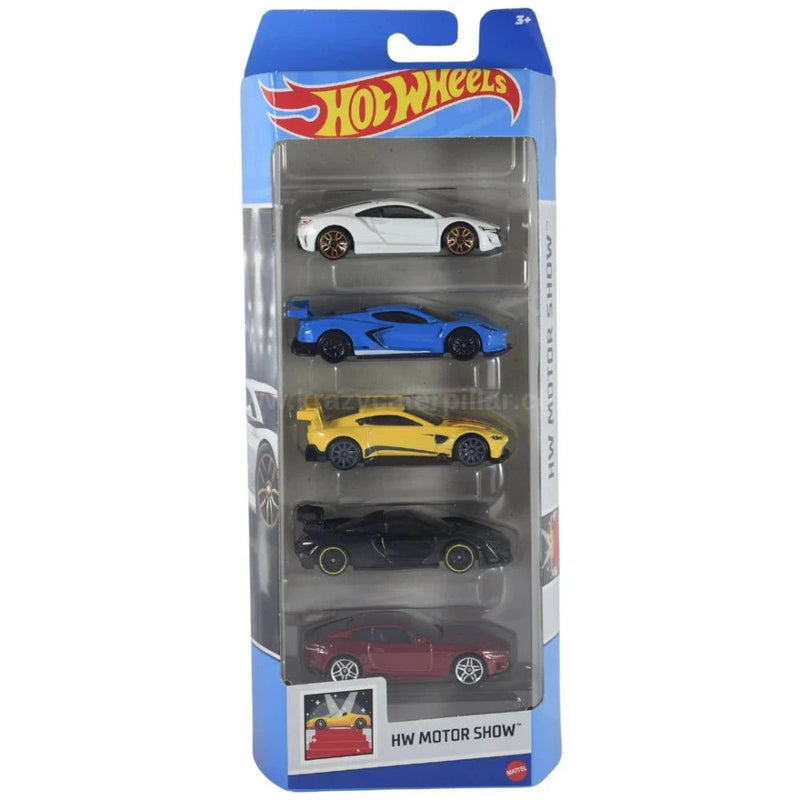 Hot Wheels Diecast Cars - Pack of 5