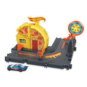Hot Wheels Formula 1 5-Pack +Hot Wheels Fual Station Shift + Hot Wheels Speedy Pizza Pick-Up Combo Pack