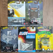 Hot Wheels Formula 1 5-Pack + Hot Wheels Pop Culture – Set of 5 Cars Combo Pack